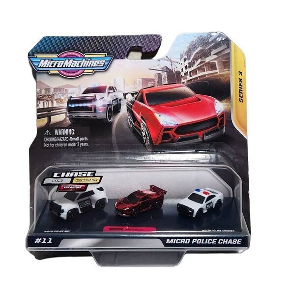 Micro Machines Micro Police Chase #11 Series 3 Starter Pack New Sealed 2020 - Picture 1 of 8